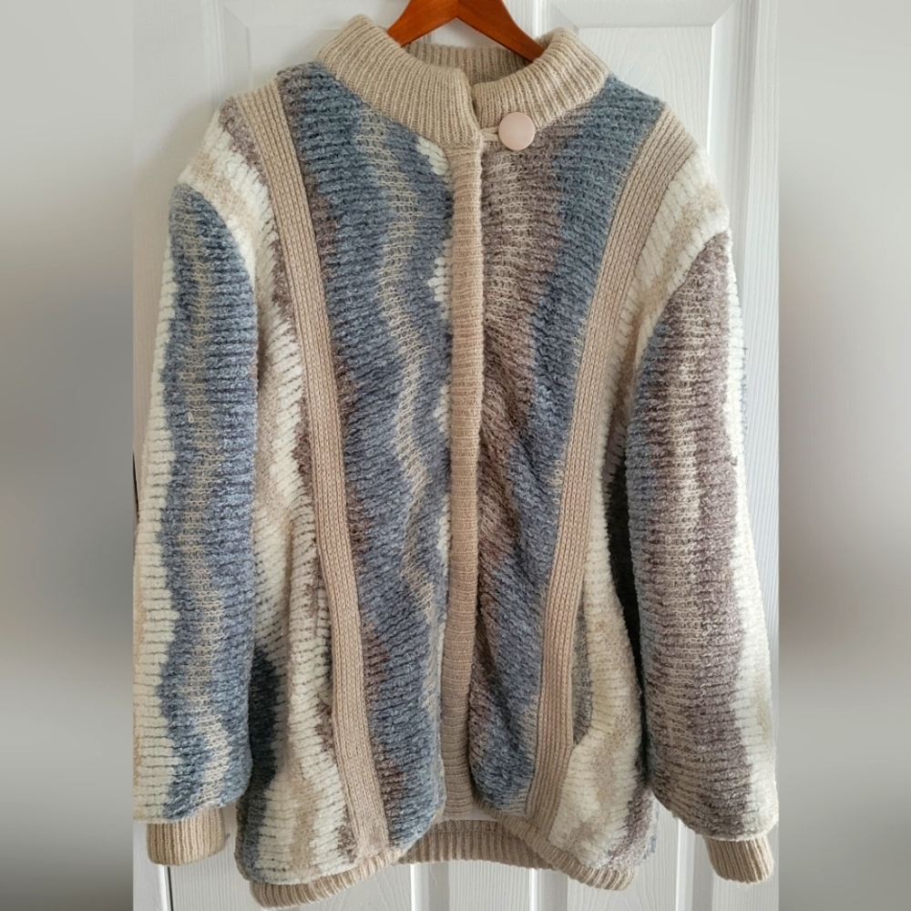 Vintage sweater coat